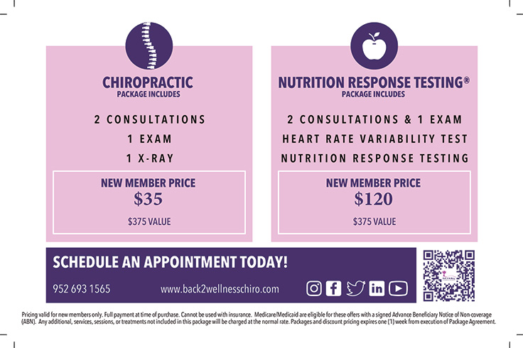 Chiropractic St Paul MN Back to Wellness - New Member Postcard Print-part-2 8.23.23
